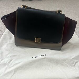 Céline Tricolor Leather Handbag